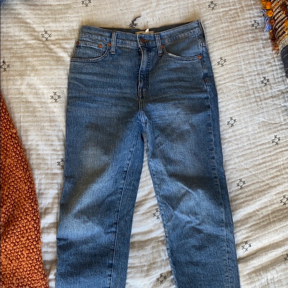 Madewell straight leg jeans